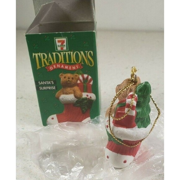 7 Eleven Citgo Traditions Ornament - Santa's Surprise - 1997 NIP - Picture 10 of 10
